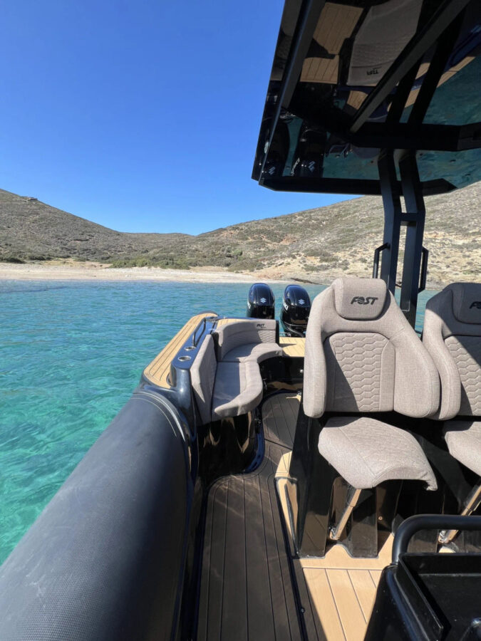 Serifos Sunset Cruise | Romantic Half‑Day Rib Boat Tour on Fost Matrix 32 at Kalo Ambeli Golden Yachting and Sailing