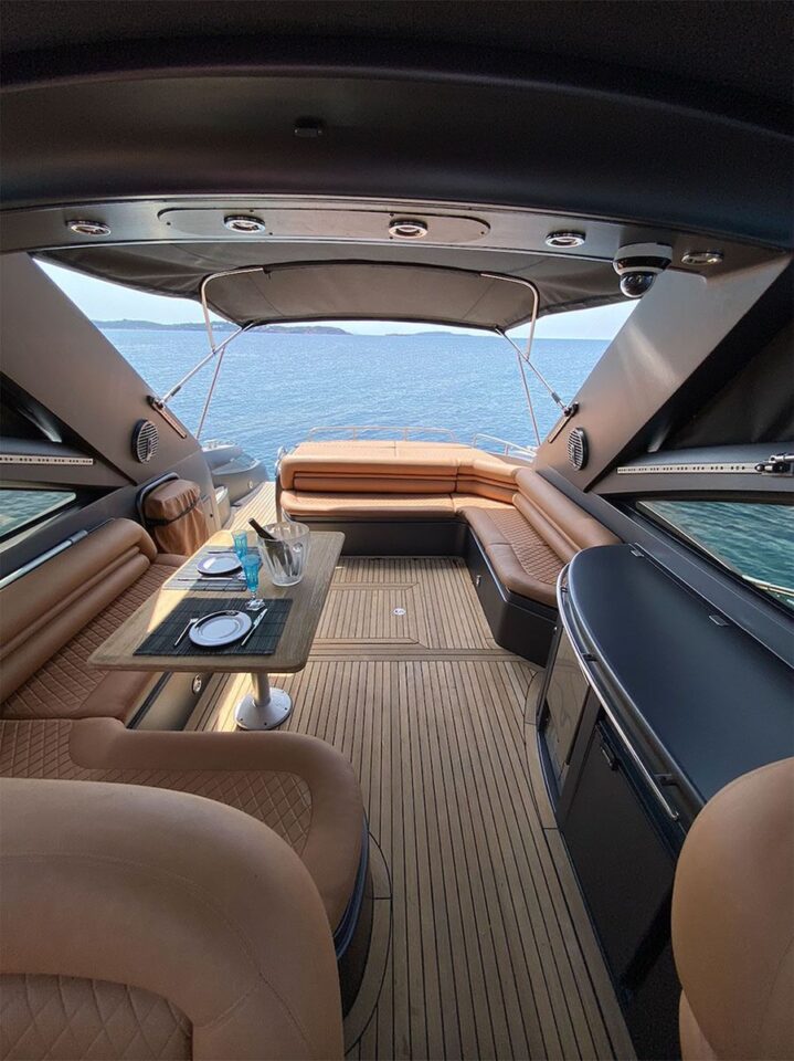 Exclusive Mykonos Full-Day Luxury Cruise on a Sunseeker 65ft Yacht Golden Yachting and Sailing