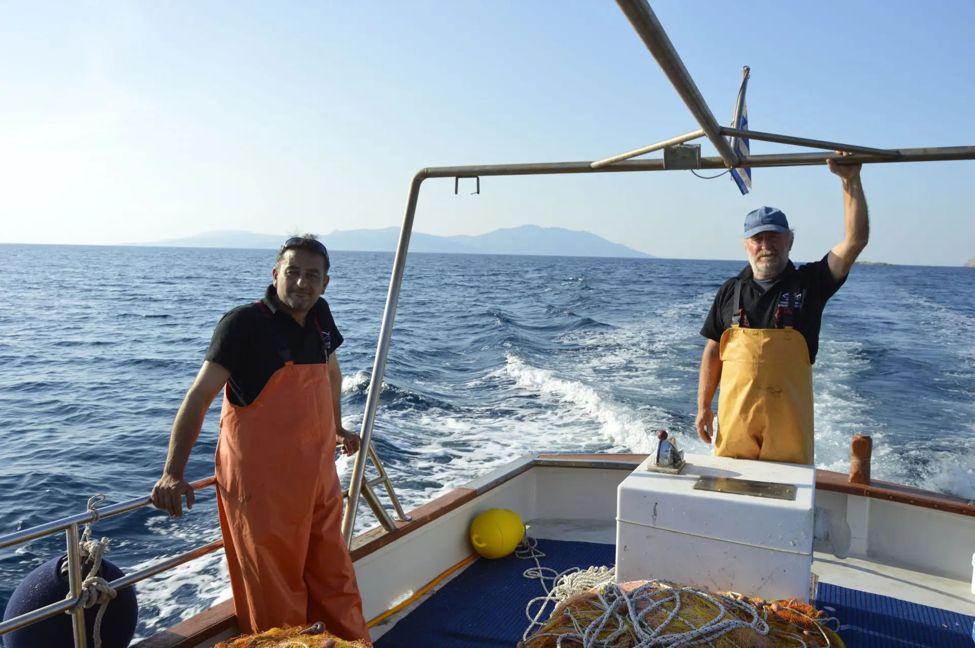 Authentic Fishing Experience in Mykonos with a motor yacht Golden Yachting and Sailing Activities