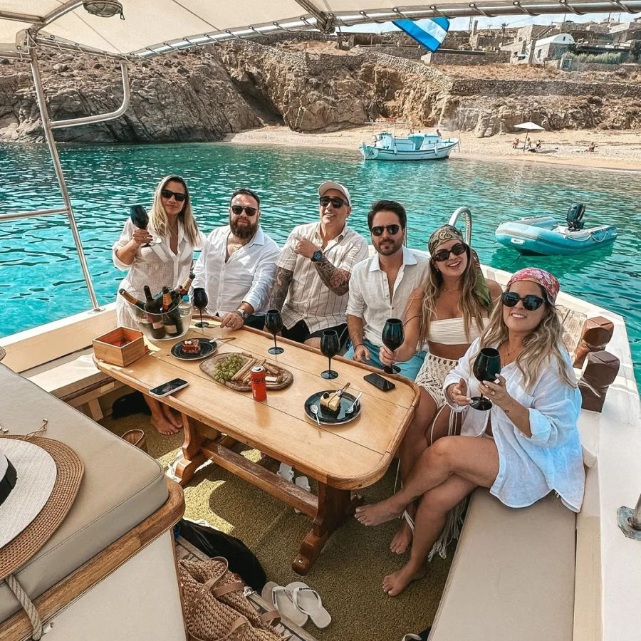 Mykonos Half-Day Private Cruise from Ornos Bay | South-Coast Beaches & Snorkeling Golden Yachting and Sailing