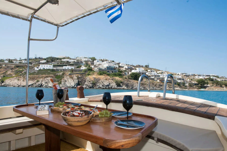 Mykonos Half-Day Private Cruise from Ornos Bay | South-Coast Beaches & Snorkeling Golden Yachting and Sailing
