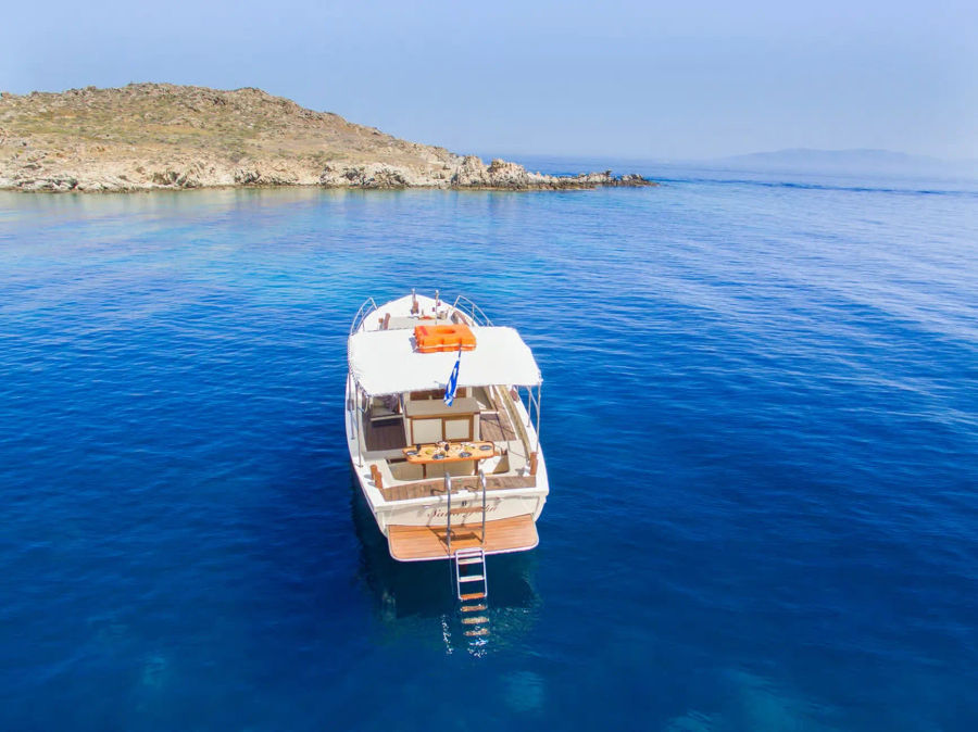 Mykonos Half-Day Private Cruise from Ornos Bay | South-Coast Beaches & Snorkeling Golden Yachting and Sailing