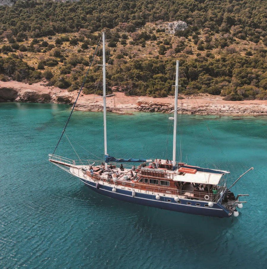 Athens Private Cruise to Aegina and Moni with a traditional boat ( Gulet 78ft) Golden Yachting and Sailing
