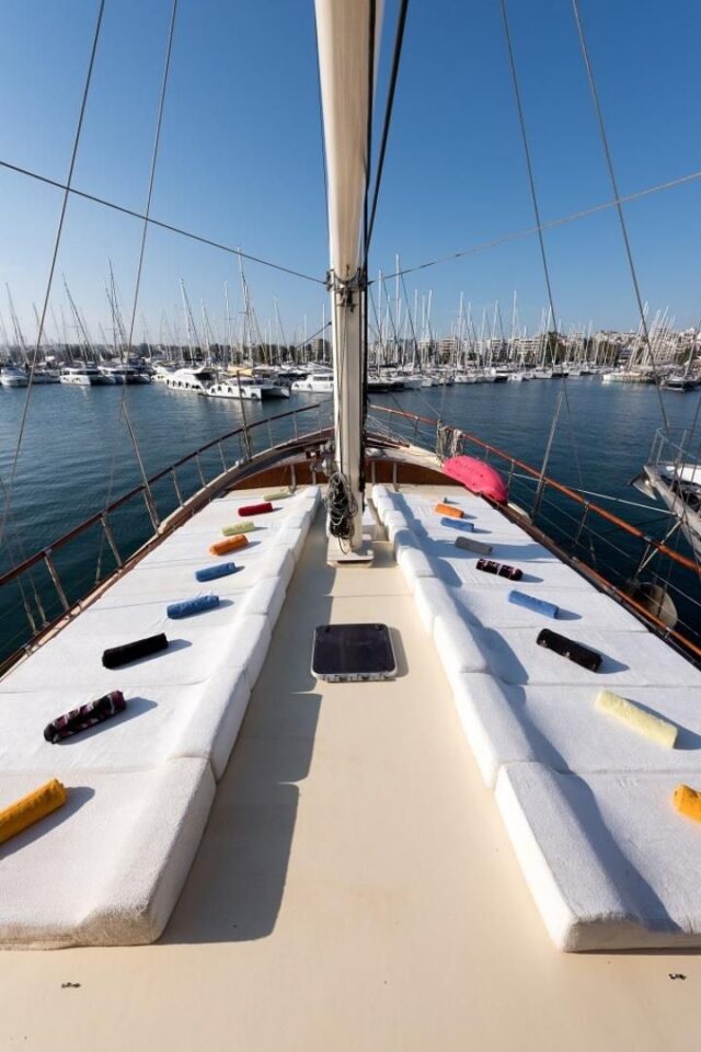 All Inclusive Onboard Motor Sailer Erato Vacations Golden Yachting and Sailing