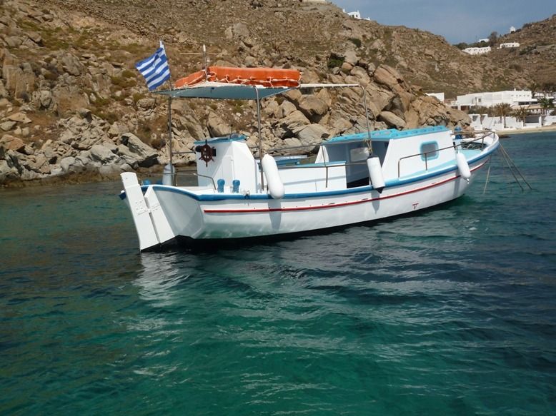 Traditional Caique Cruise in Mykonos – Half or Full Day Private Boat Tour with Greek Hospitality